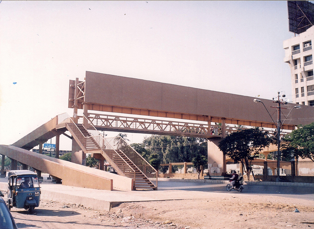 Overhead Pedestrian Bridge