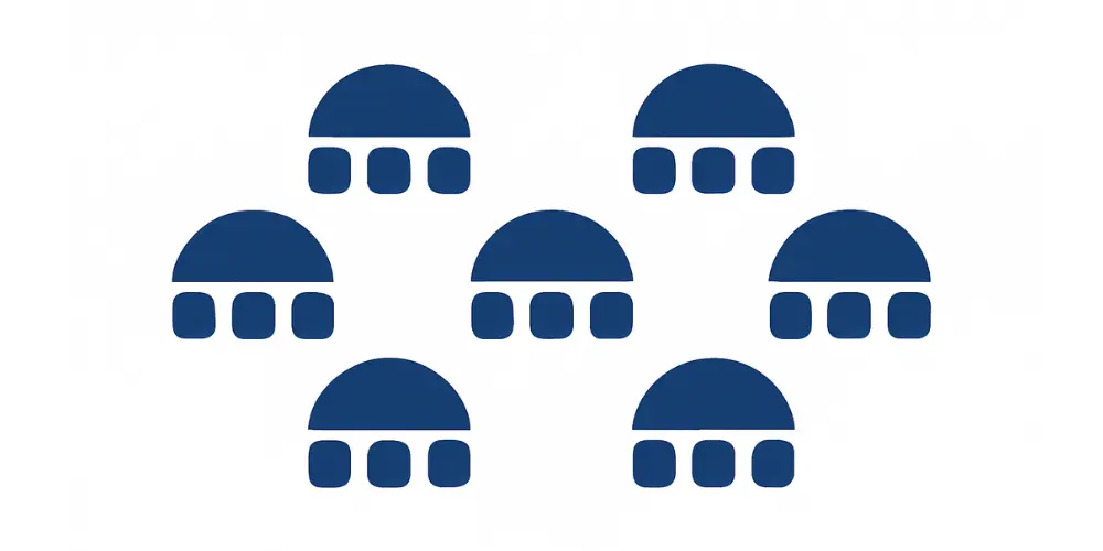 Cabaret Style Meeting Room Layout