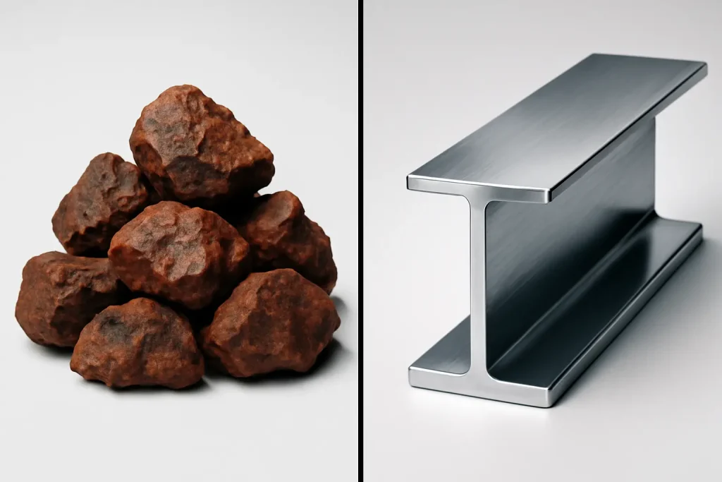 Core Differences Between Iron and Steel