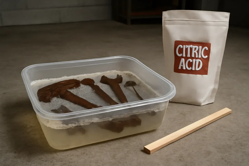 Citric Acid Soak