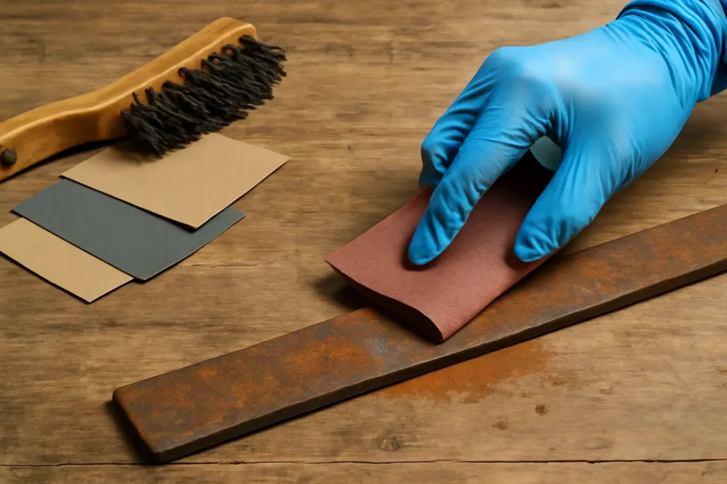 Manual Rust Abrasion