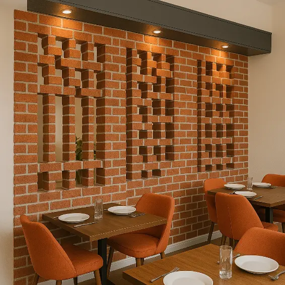 Brick Partition Wall