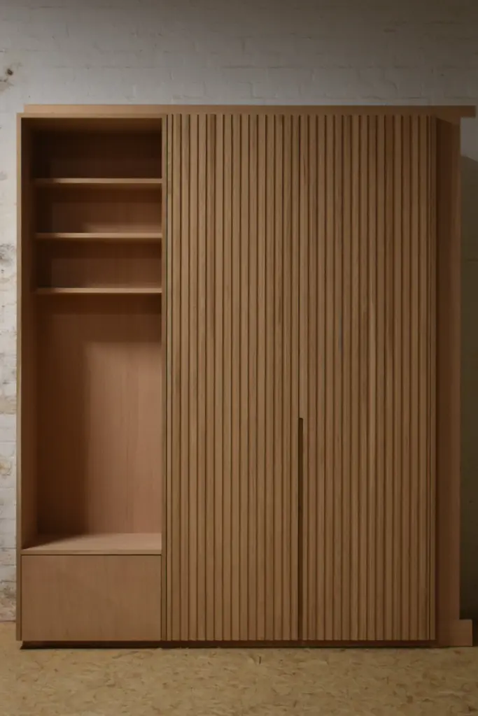 Traditional Sliding Wooden Wardrobe
