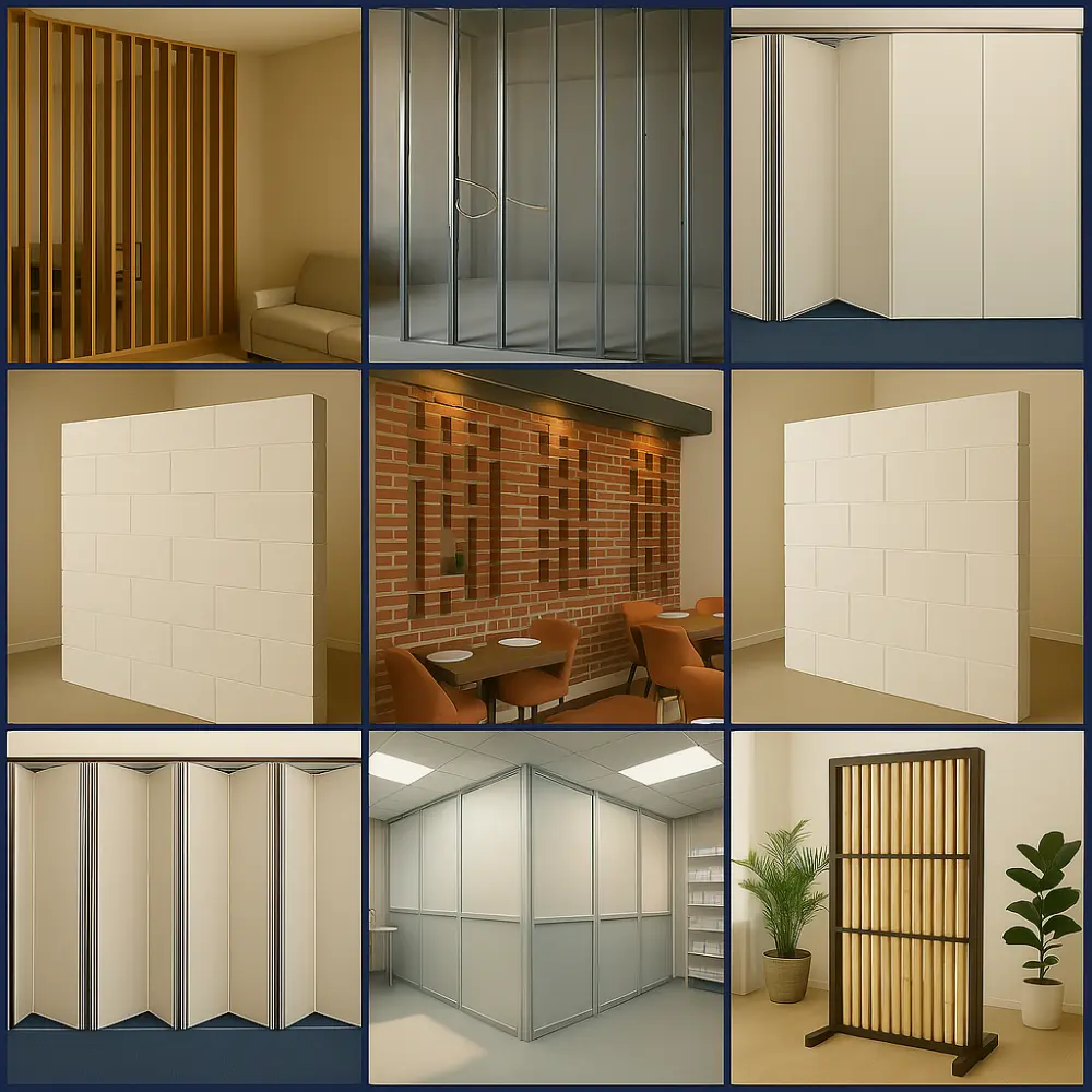 Types of Partition Walls