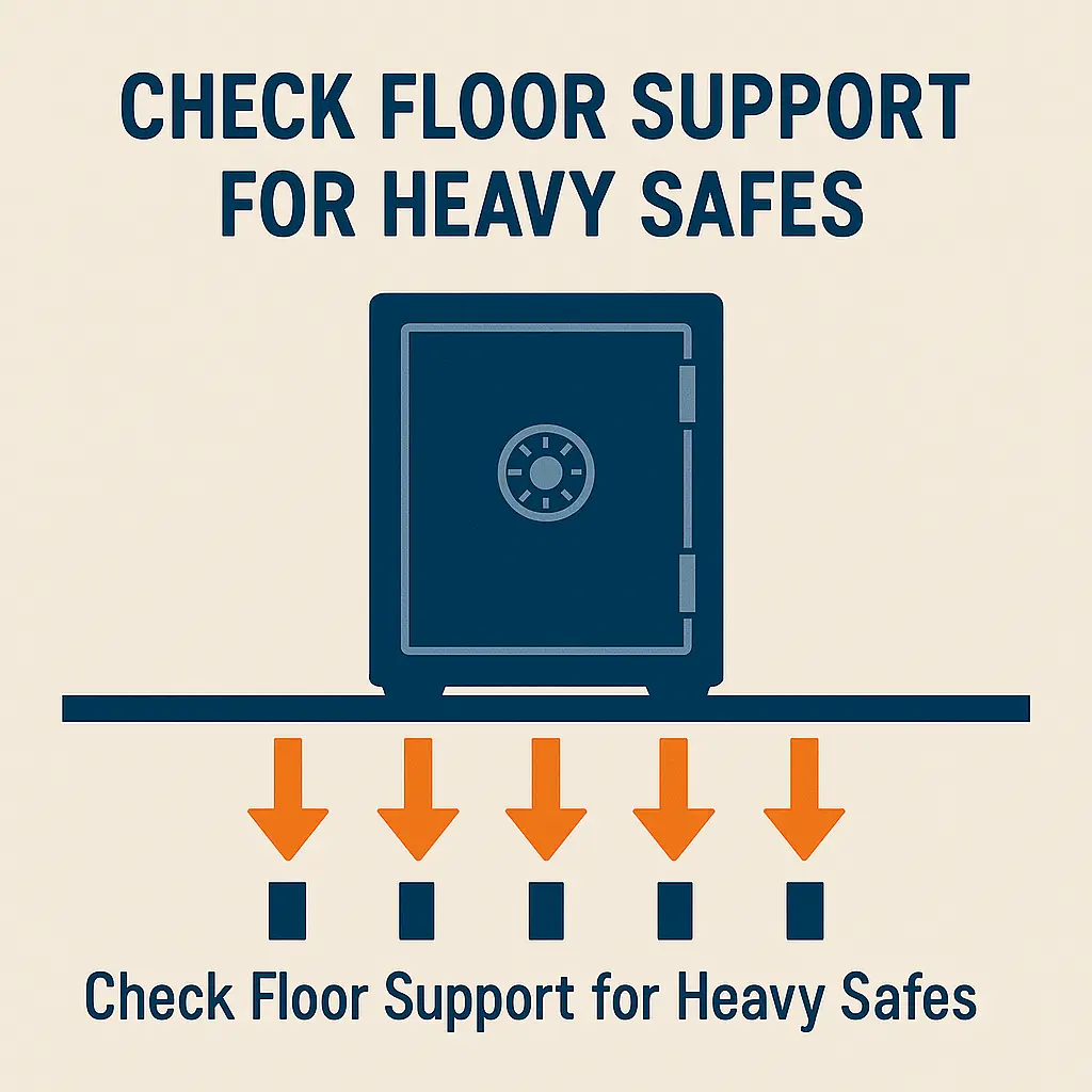 A simple diagram illustrating the concept of weight distribution on floor joists