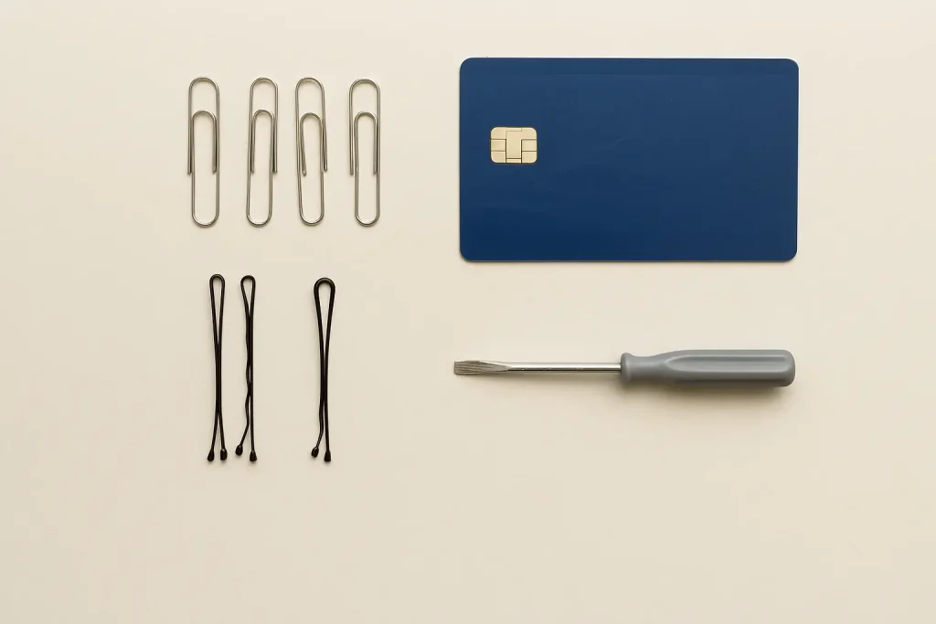 household lock picking tools