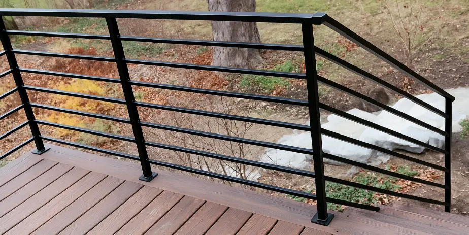 Angled Bar Railing