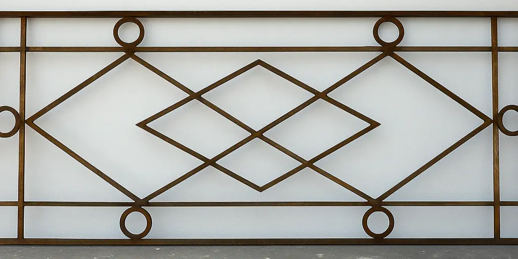 Diamond Ring Railing