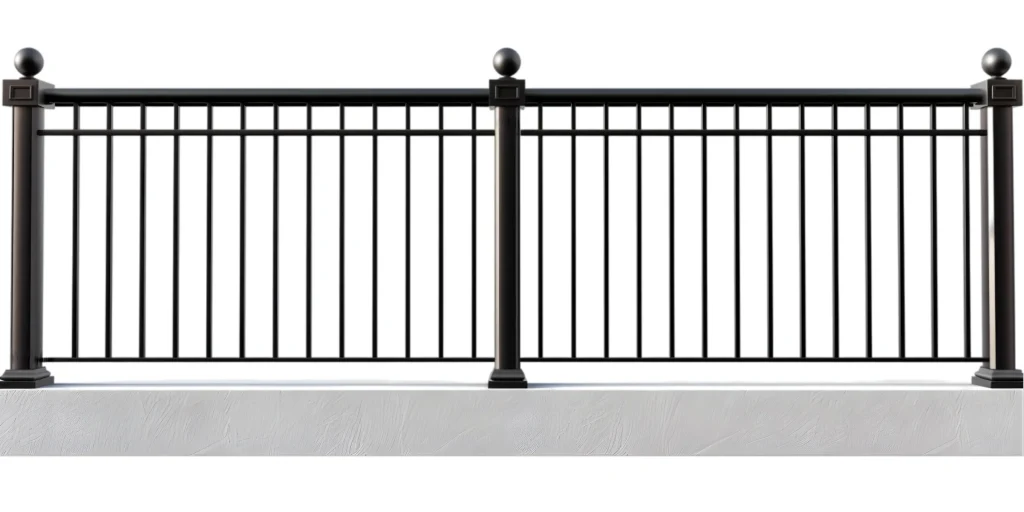 Elegant Minimalist Steel Railing