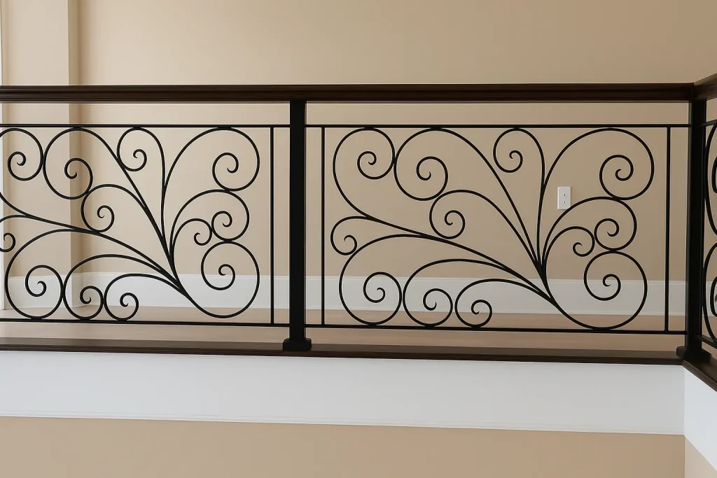 Floral Swirl Railing