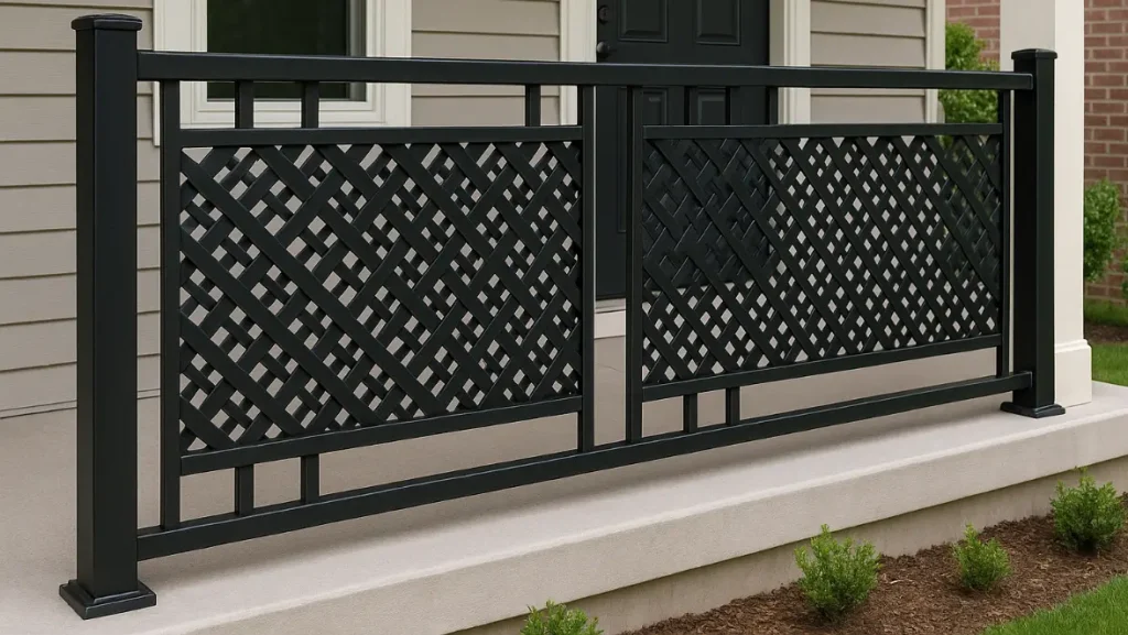 LatticeGuard Steel Railing
