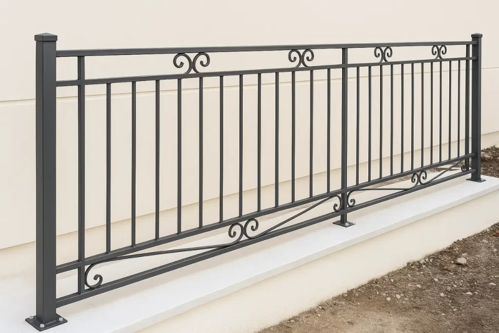 Linear Scroll Railing