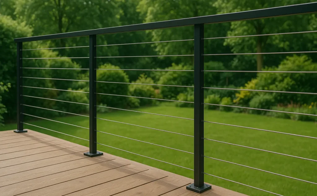 Minimalist Steel Cable Railing