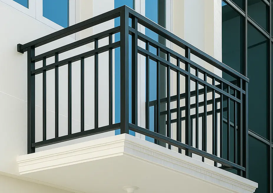 Modern Grid Railing