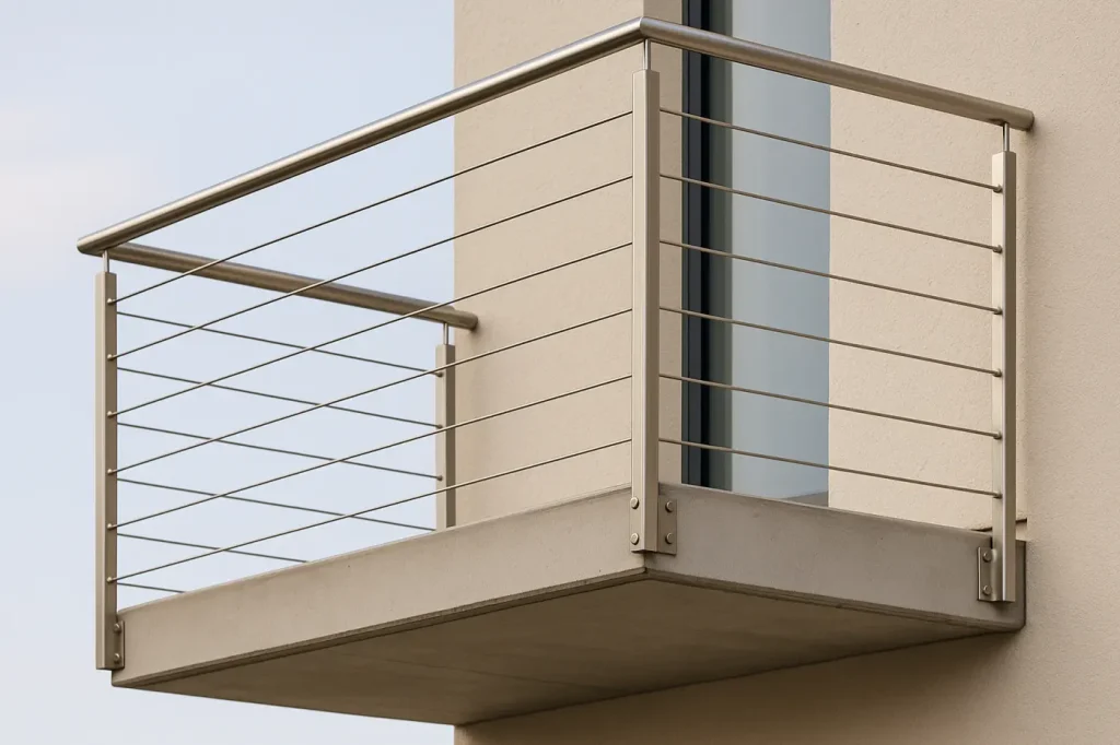 Modern Line Balcony Railing