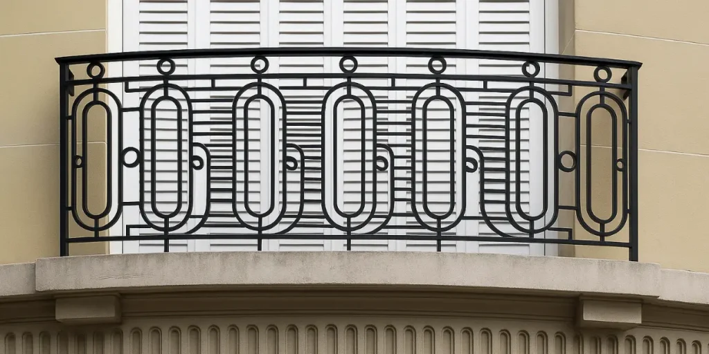 Oval Loop Balcony Railing