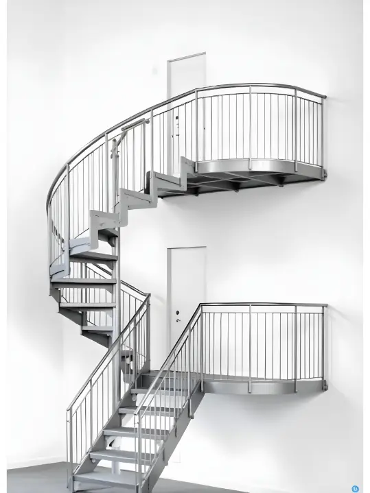 Spiral Ascend Stairs