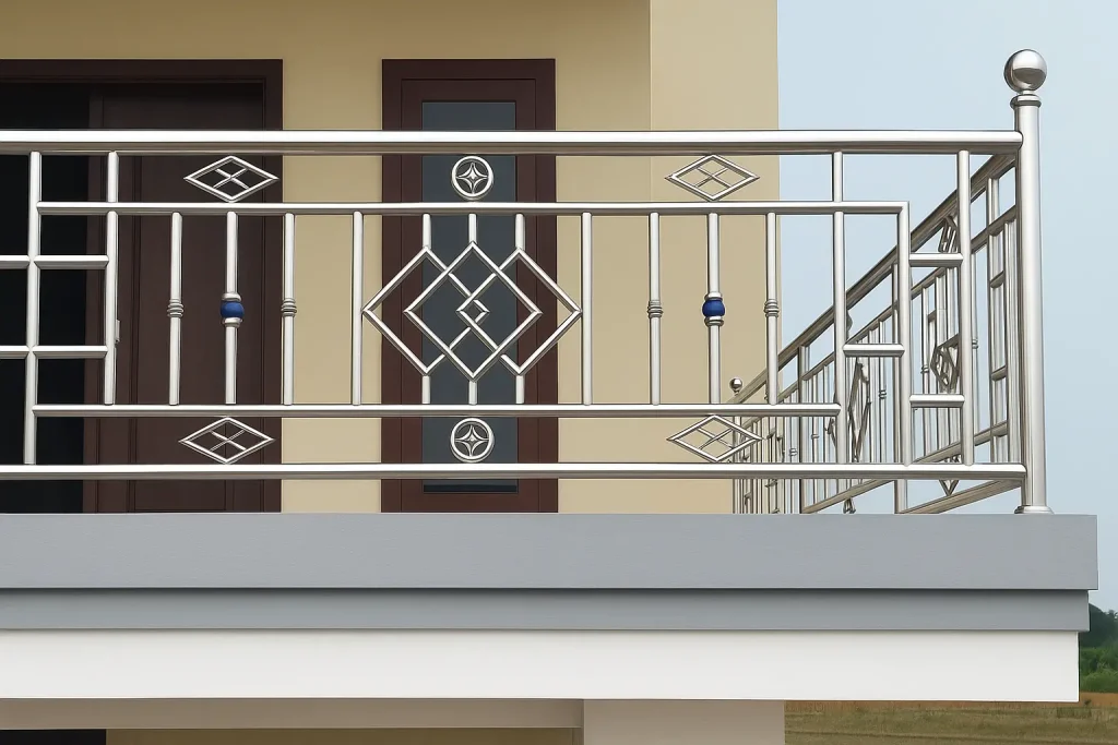 Stainless Steel Diamond Balcony Railing