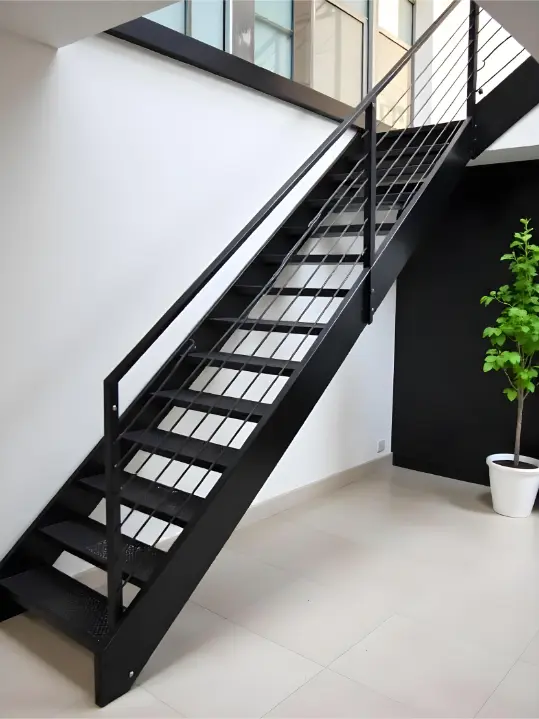 Steel Rise Stairs