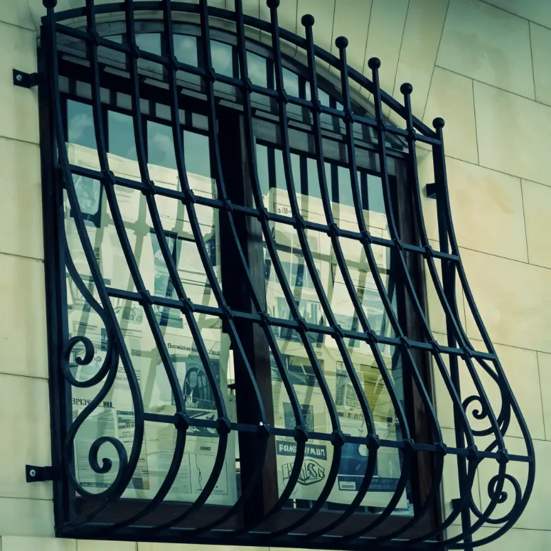 Steel Window Grill Style 02