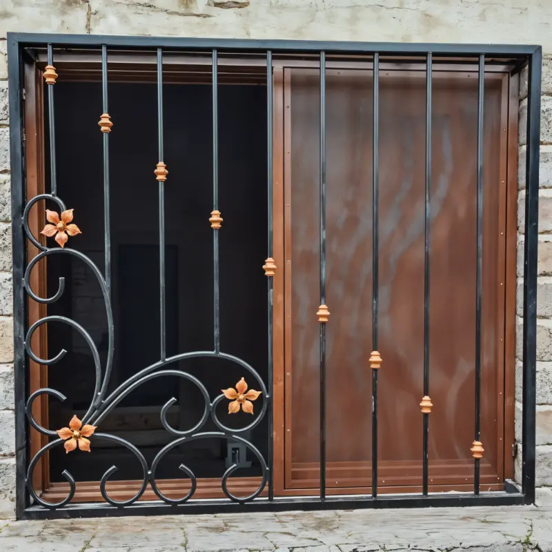 Steel Window Grill Style 04