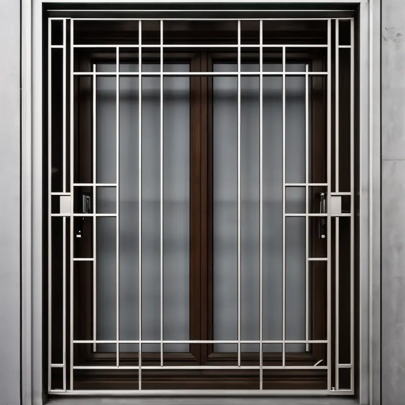 Steel Window Grill Style 06