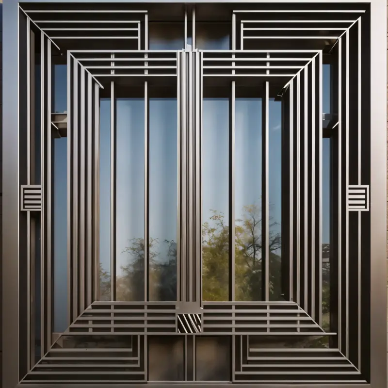 Steel Window Grill Style 07