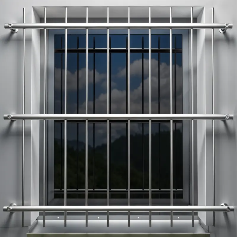Steel Window Grill Style 08