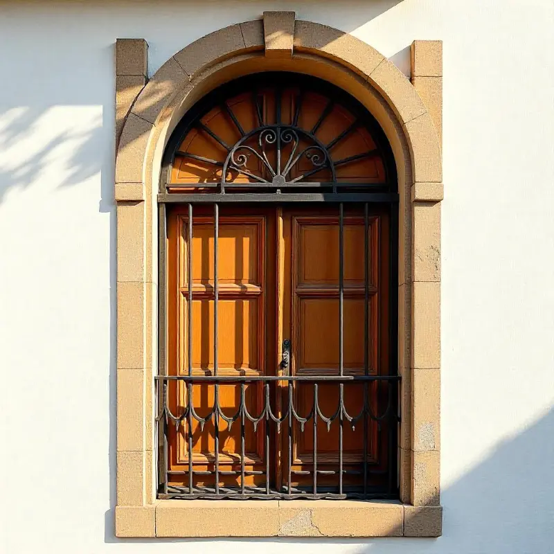 Steel Window Grill Style 12