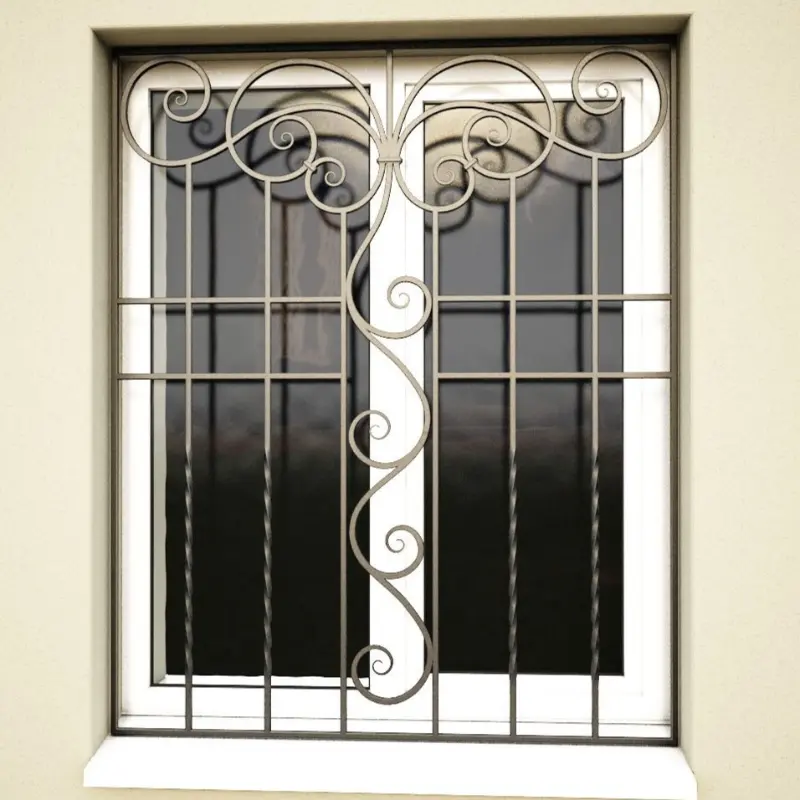 Steel Window Grill Style 18