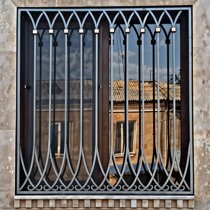 Steel Window Grill Style 26
