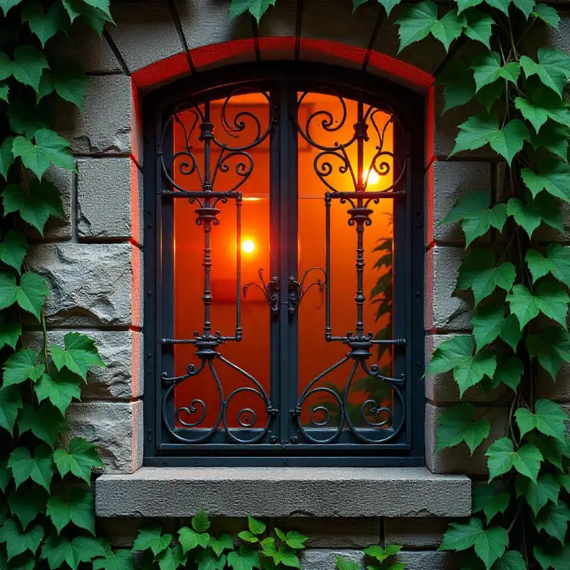 Steel Window Grill Style 38