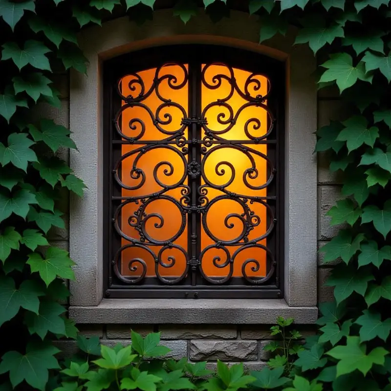 Steel Window Grill Style 39