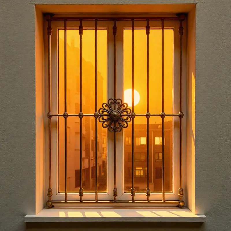 Steel Window Grill Style 41