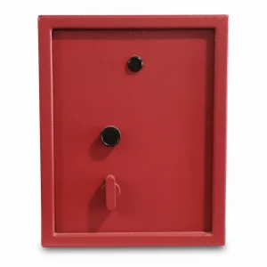Compact Red Cabinet Safe