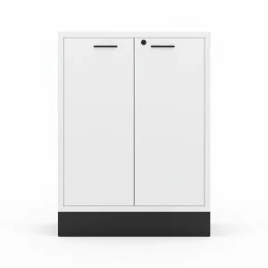 Fire Resistant Double Door White Safe