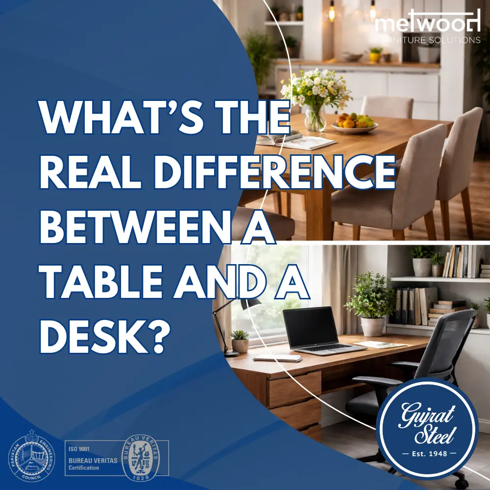 Difference Between a Table and a Desk